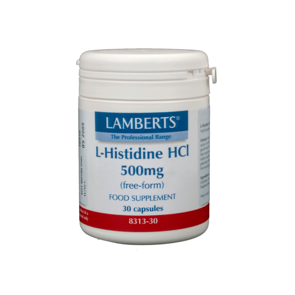 L-Histidine (500 mg) - 30 caps