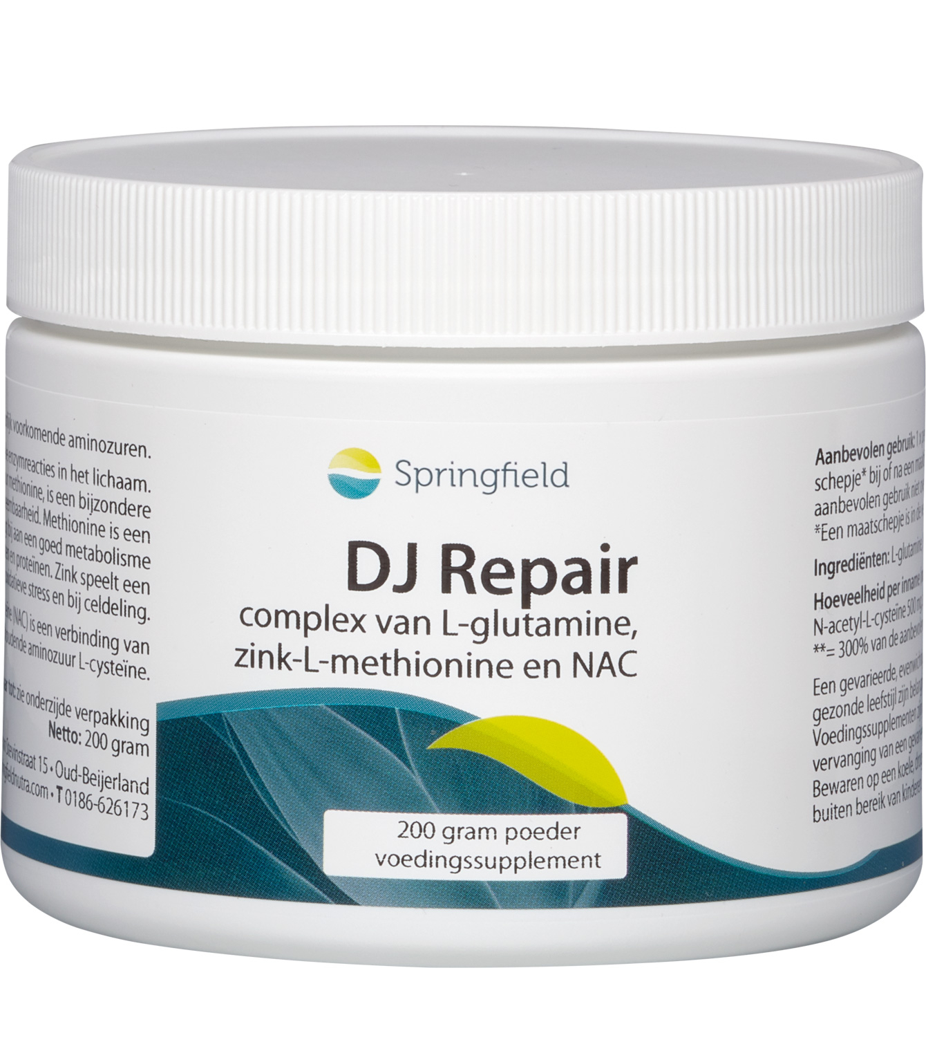 DJ-Repair glutamine,zinc-l-methionine, NAC-200gr poudre