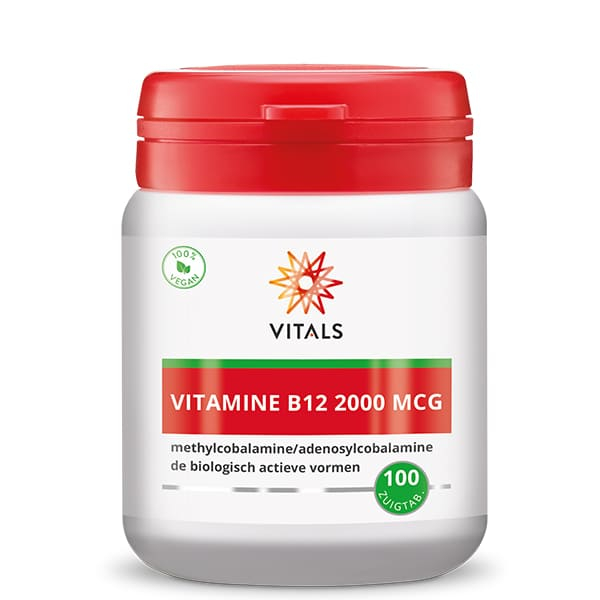 Vitamine B12 - (2000 mcg) - 100 zuigtabl 
