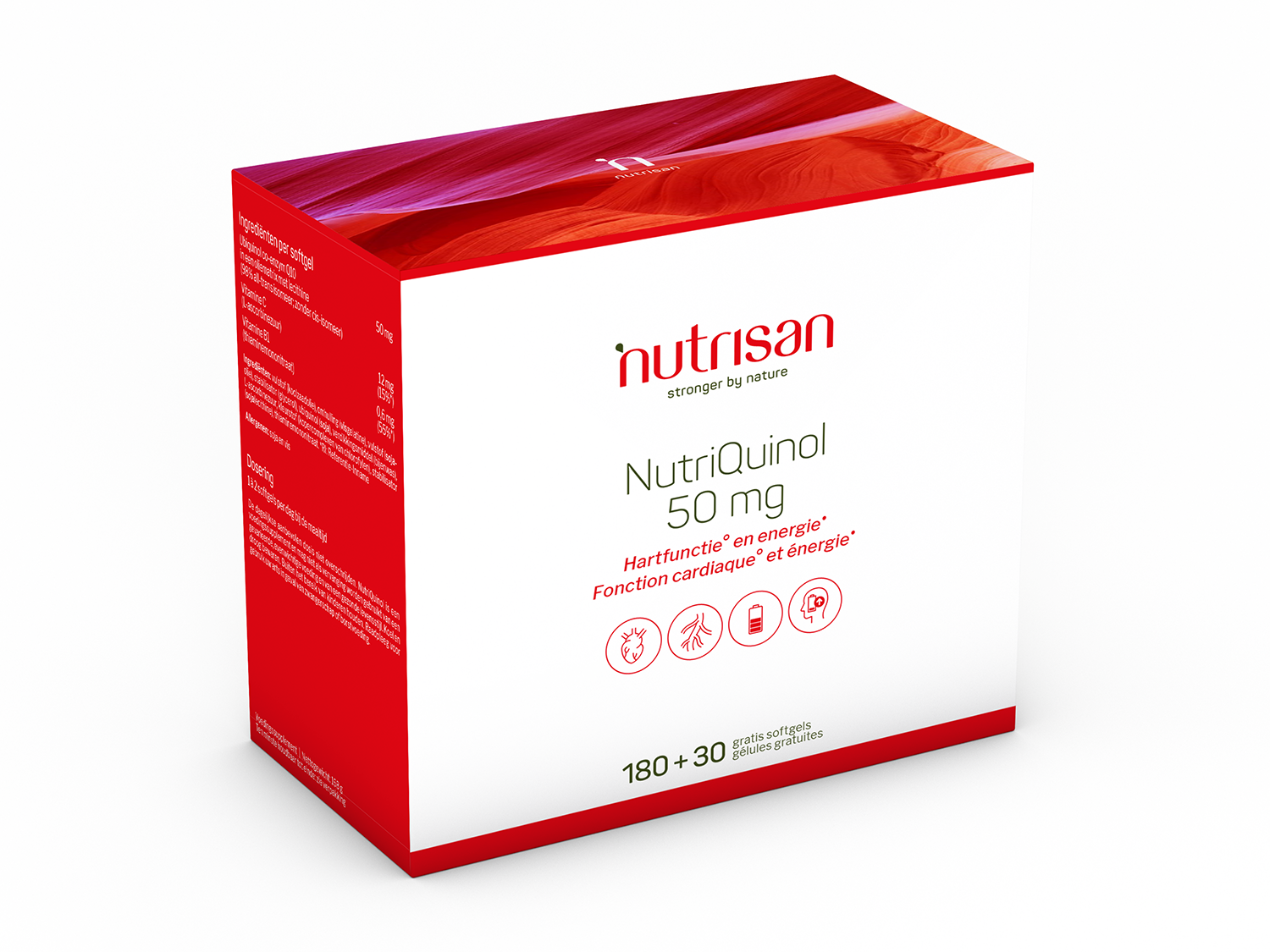 NutriQuinol 50 mg 180 gélules souples + 30 gratuites