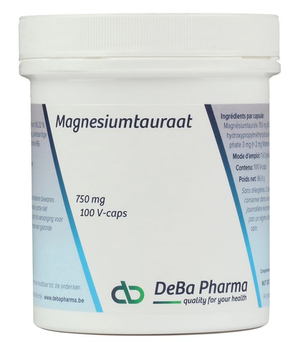 Taurate de magnésium 750 mg - 100 caps