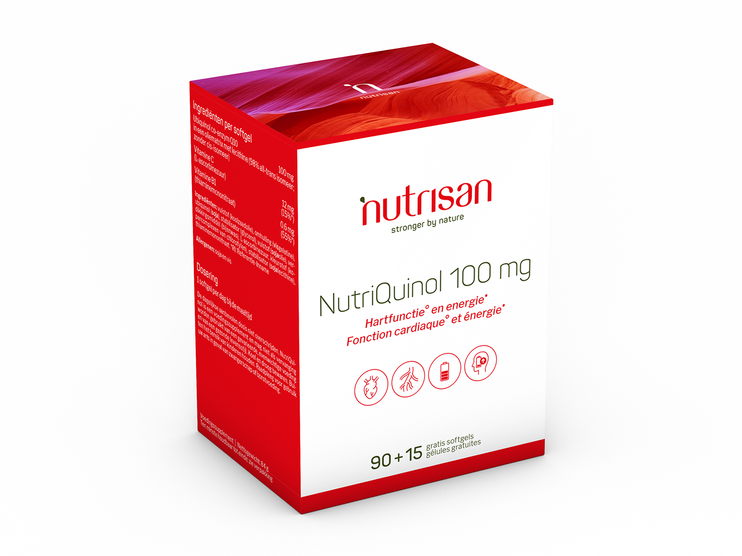 NutriQuinol 100mg 90 gélules souples + 15 gratuites