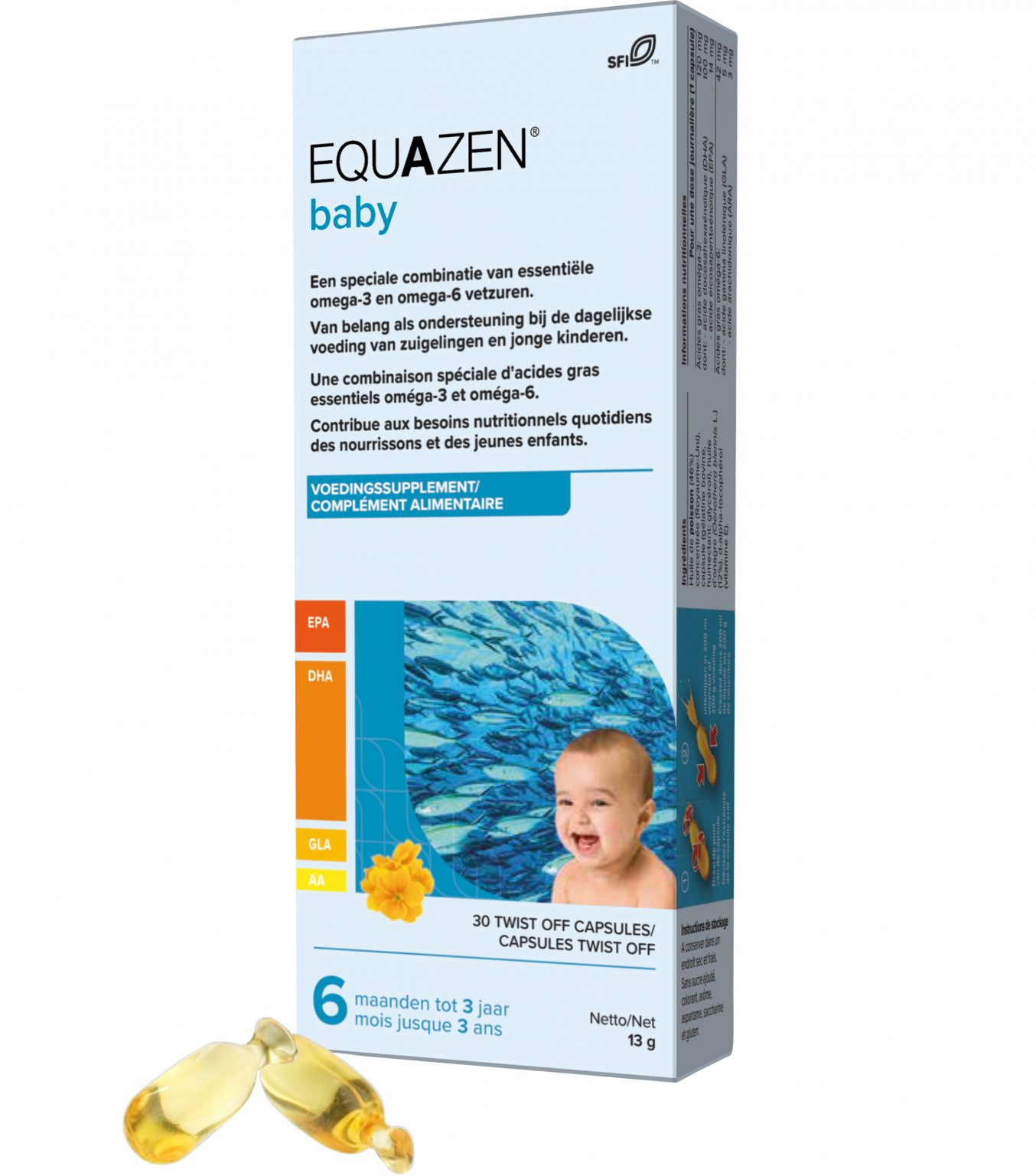 Equazen baby 30 Omega 3/6 - 30 ampoules