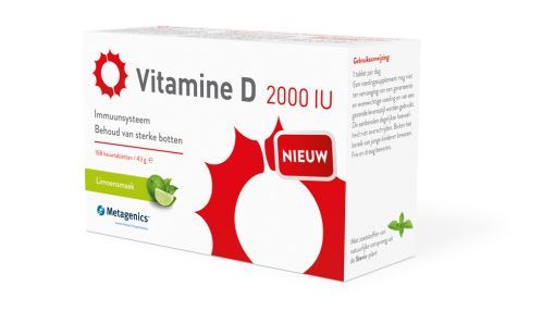 Vitamine D3 2000iu - 168 comp à mâcher