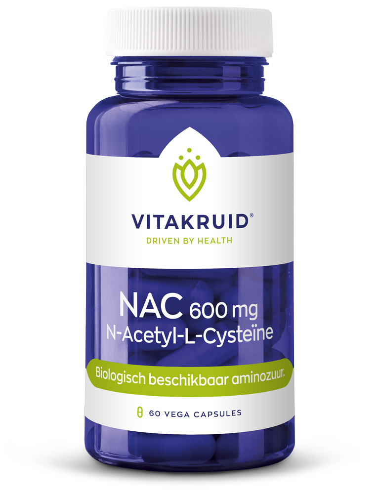 NAC 600 mg N-Acetyl-L-Cysteïne - 60 vcaps