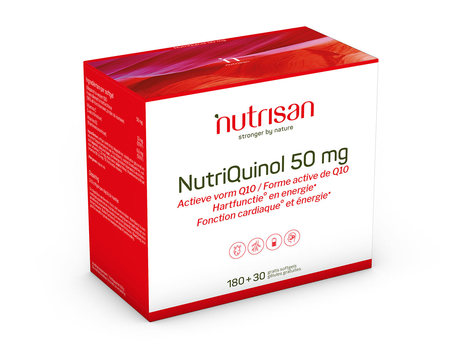 NutriQuinol 50 mg 180 gélules souples + 30 gratuites