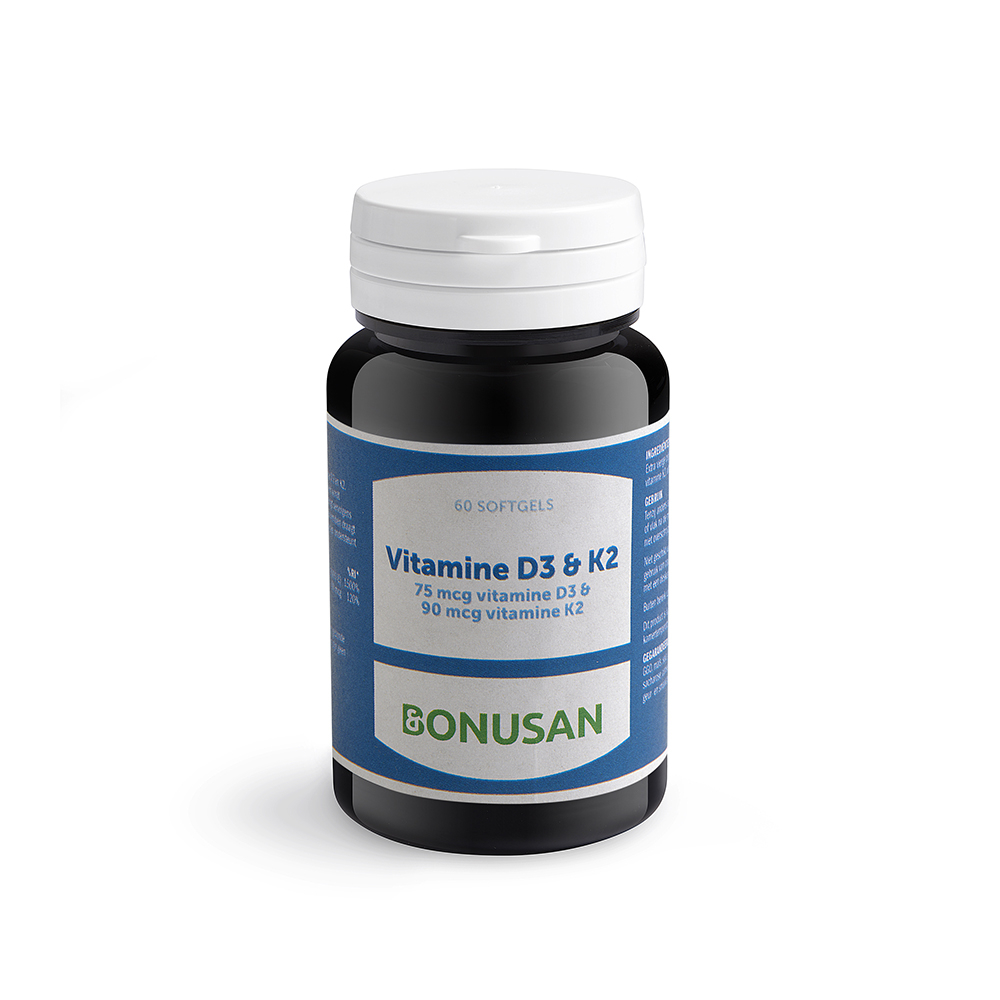 Vitamine D3 & K2 - 60 gél souple
