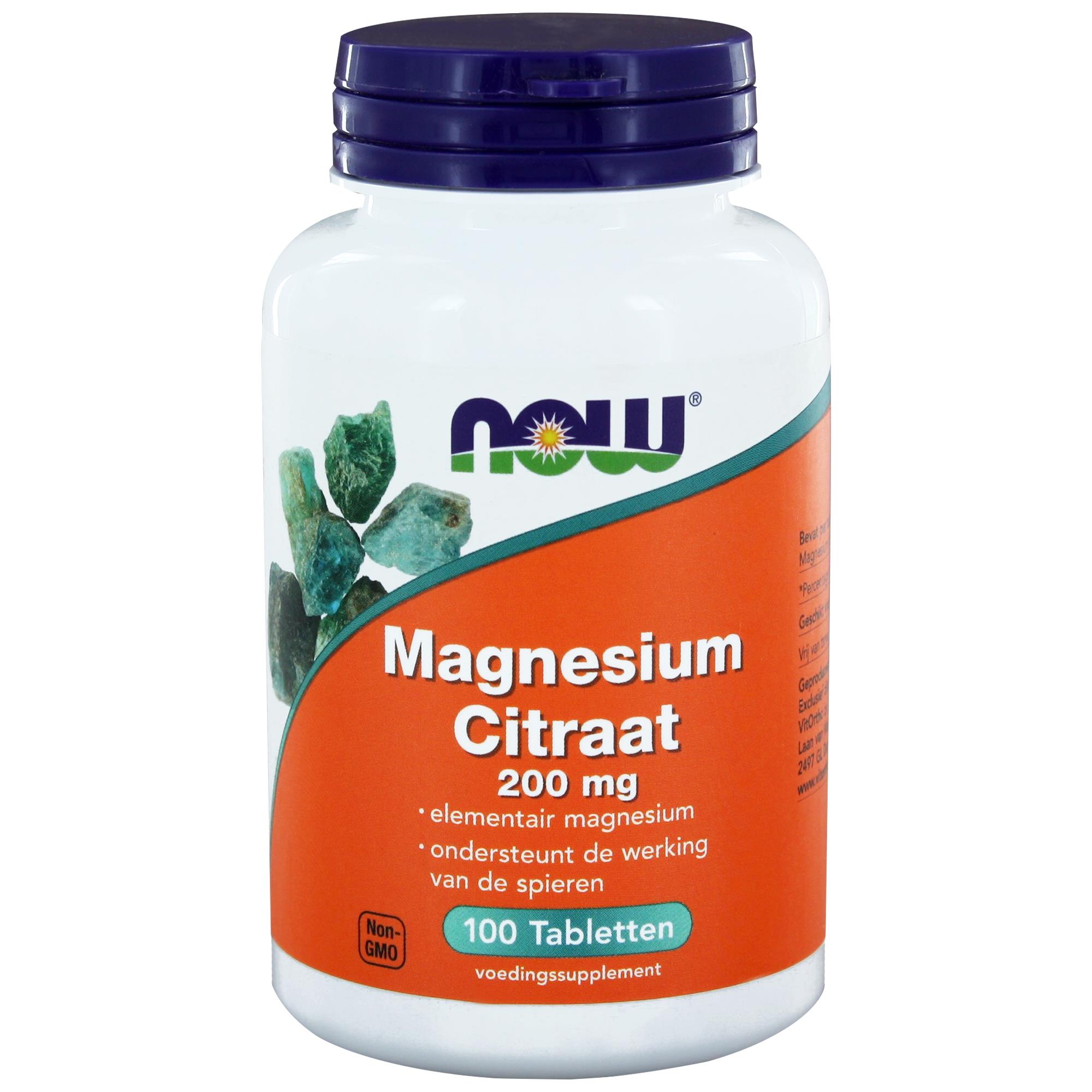 Magnesium Citraat (200 mg) - 100 tab