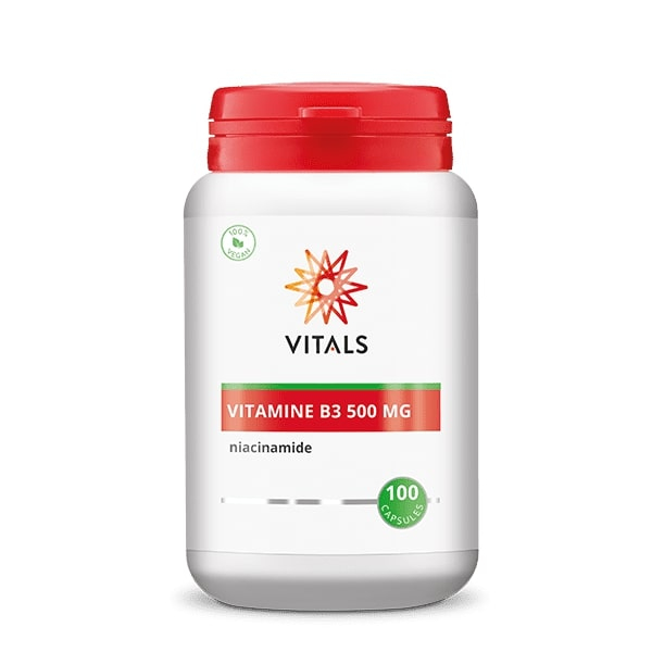 Vitamine B3 (500 mg) - (niacinamide) - 100 caps 