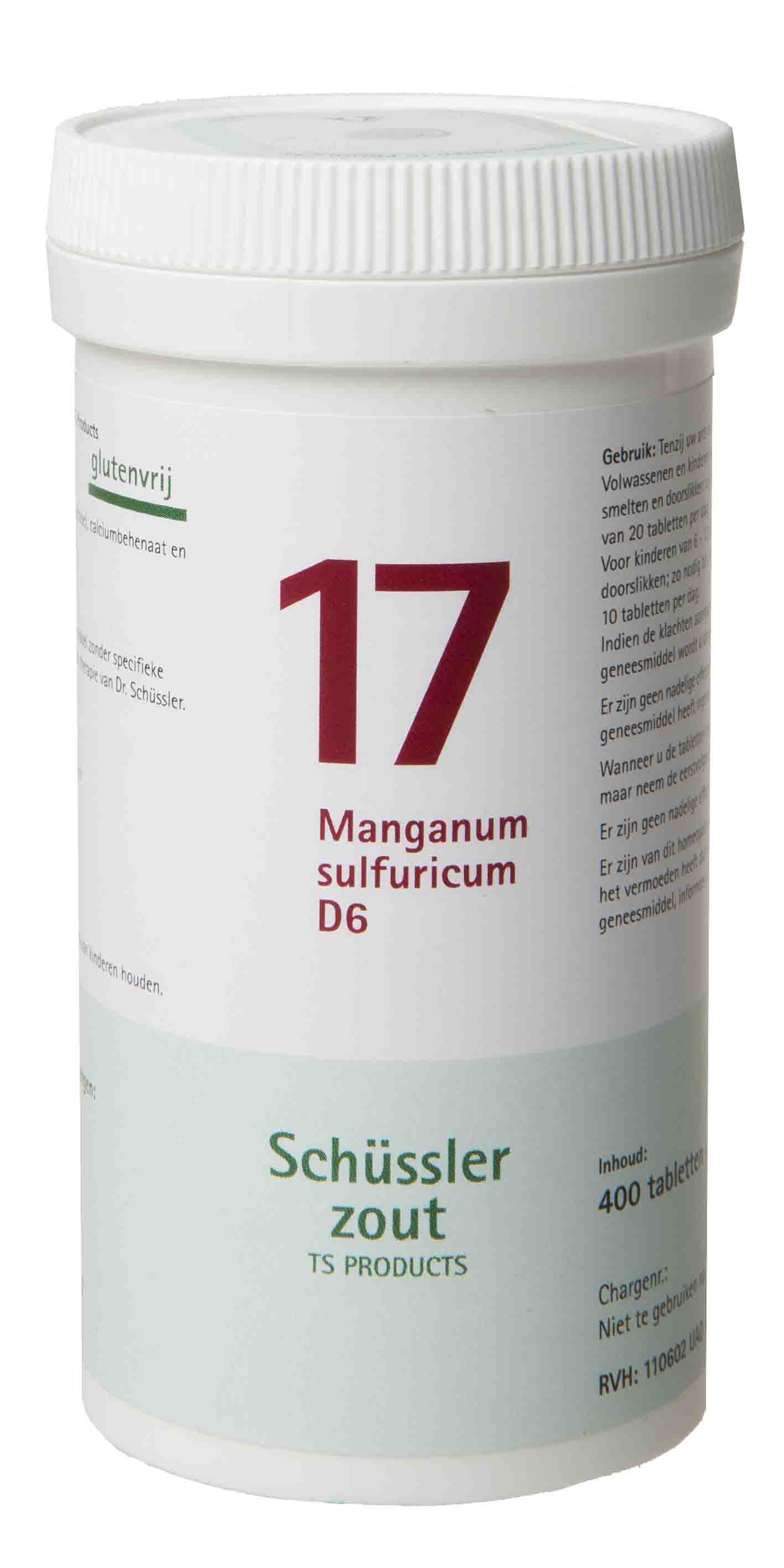 Manganum sulfuricum 17 - 400 tab
