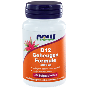 B12 Geheugen Formule 5000 mcg 60 Zuigtabs