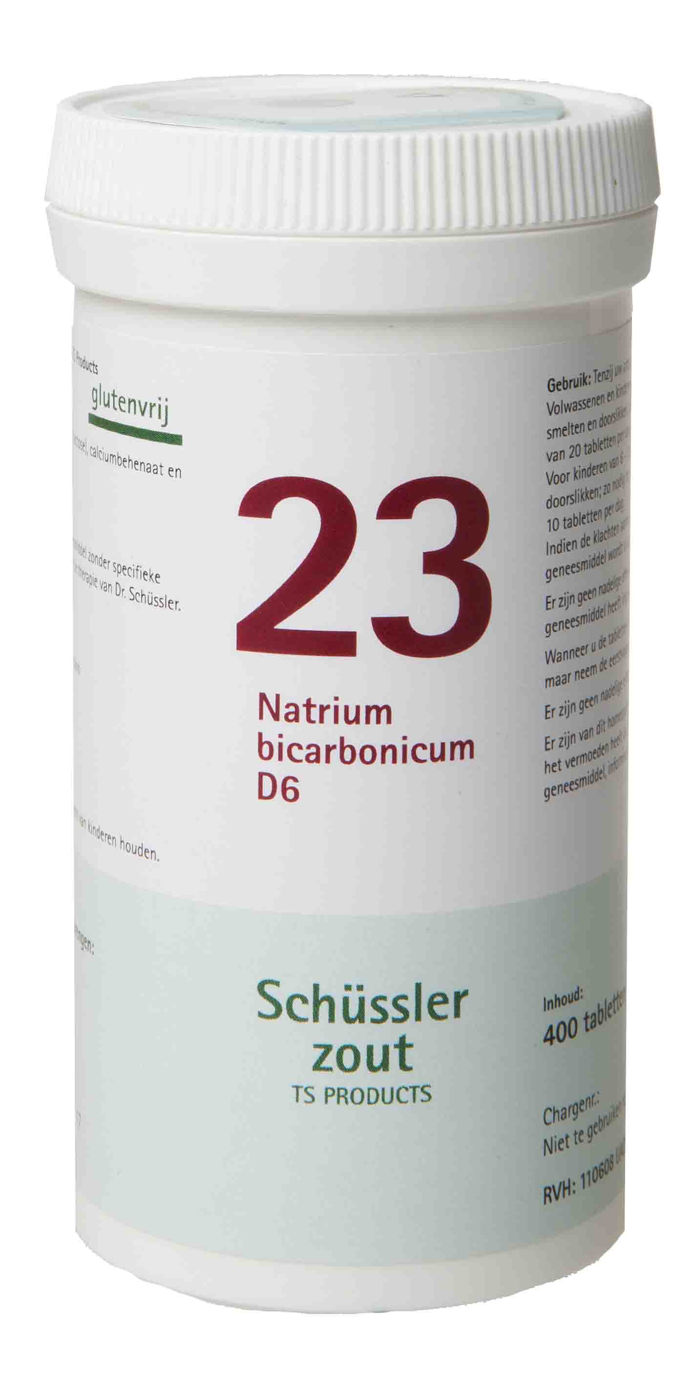 Natrium bicarbonicum 23 - 400 tab 