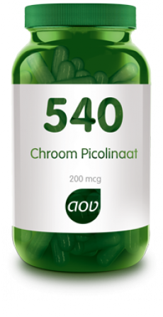 Picolinate de chrome - 60 vcaps - 540
