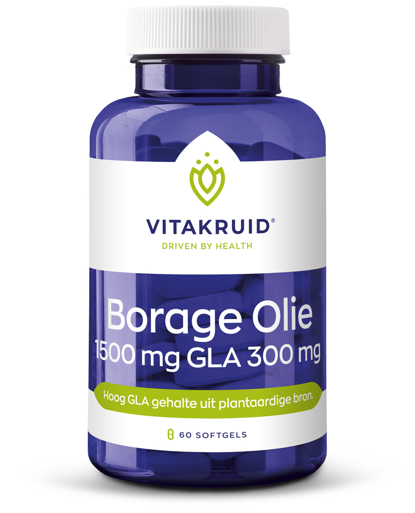 Borage Olie 1500 mg GLA 300 mg - 60 softgels